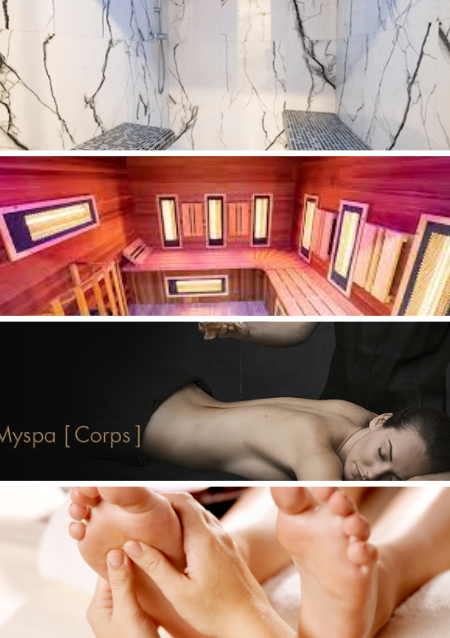 Hammam ou sauna + Massage 1h + réflexologie 30 min